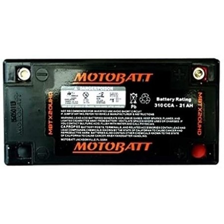 Bateria de GEL AGM Quad Flex Motobatt MBTX20UHD 21,0Ah JET SKI Sea Doo, Kawasaki, Yamaha, Bombardier,  harley davidson